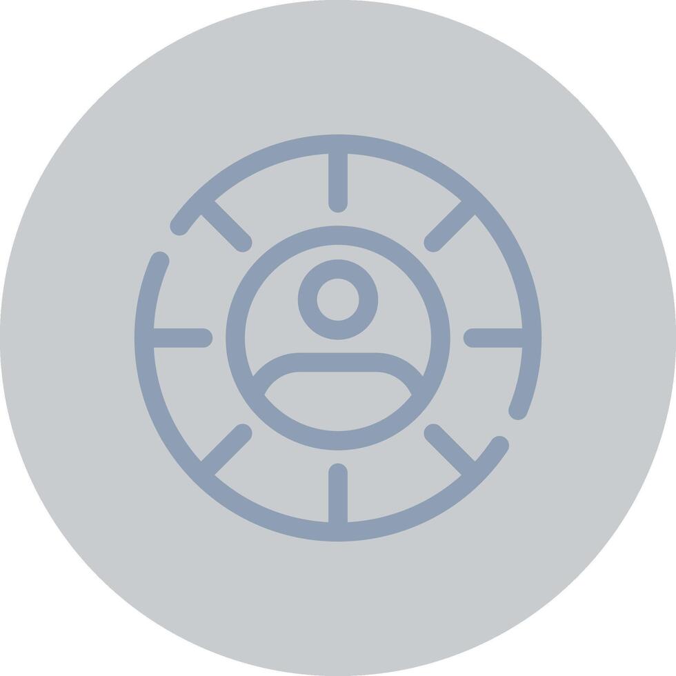 Targeting Creative Icon Design vector