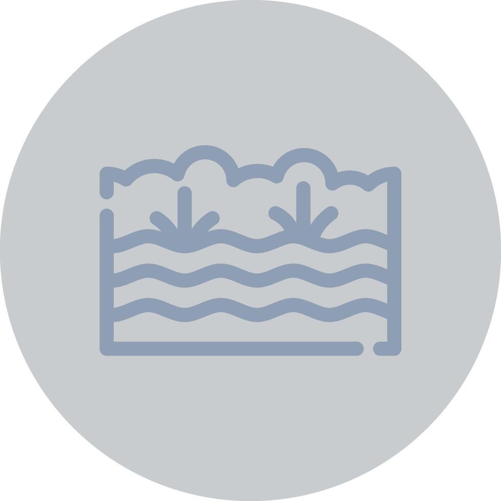 Swamp Creative Icon Design vector