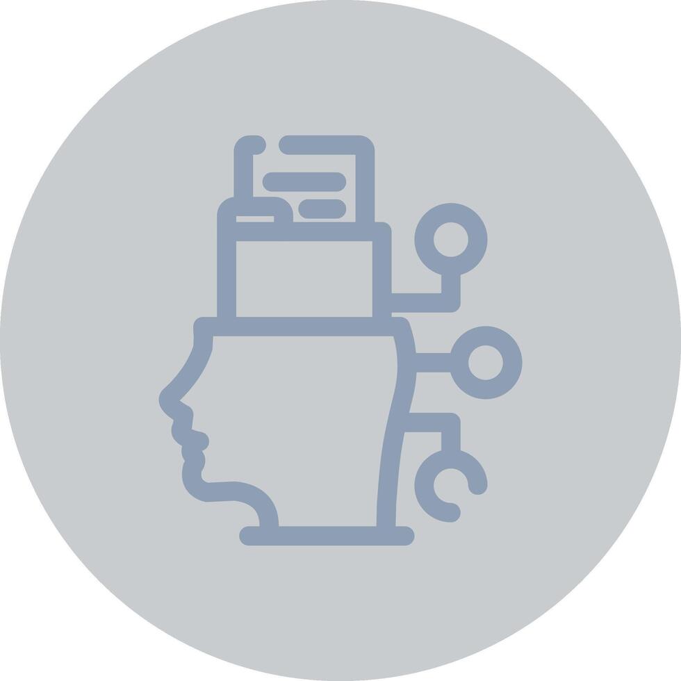 Intelligent Data Creative Icon Design vector