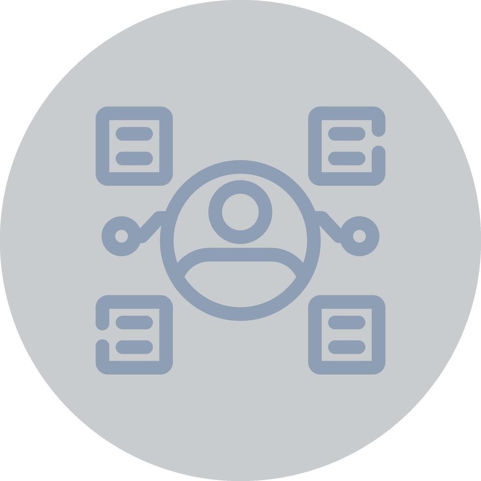User Predictions Creative Icon Design vector