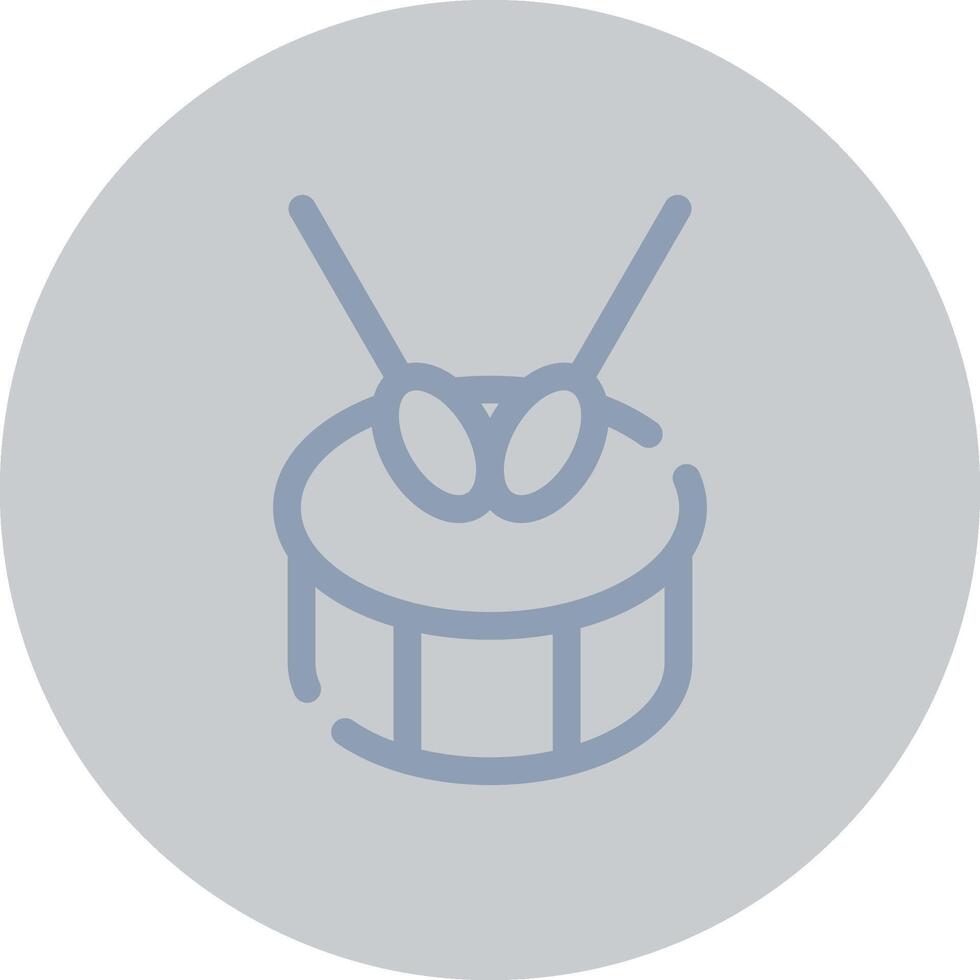 Drum Creative Icon Design vector