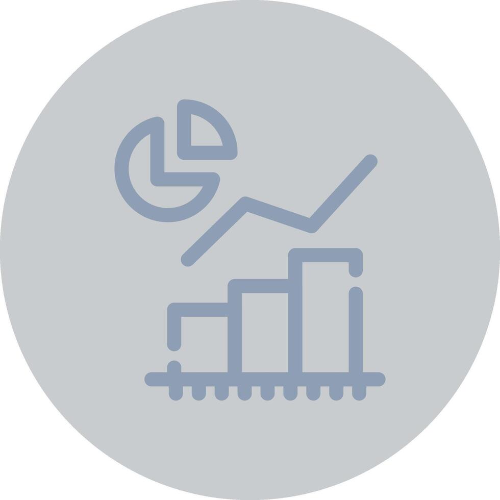 Statistical Analysis Creative Icon Design vector