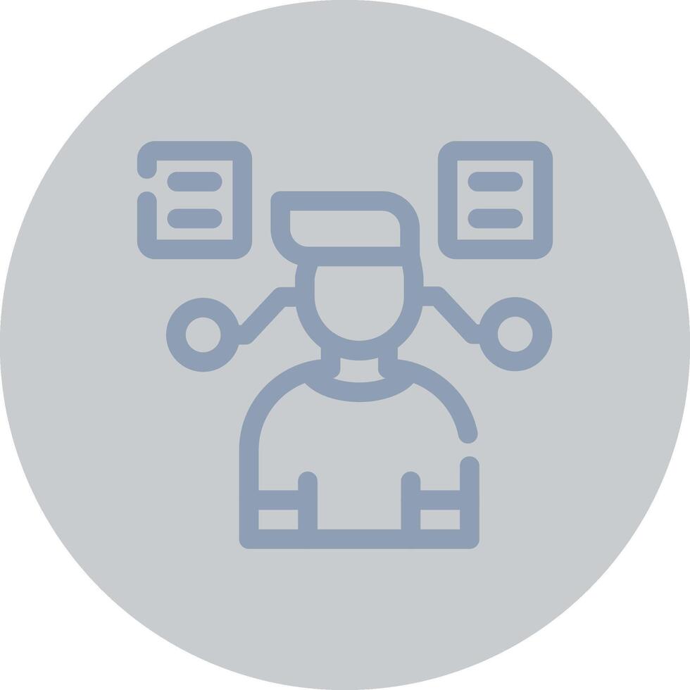 User Predictions Creative Icon Design vector