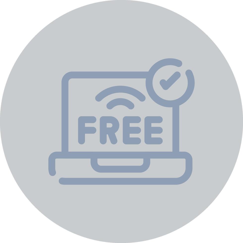 Free Wifi Creative Icon Design vector