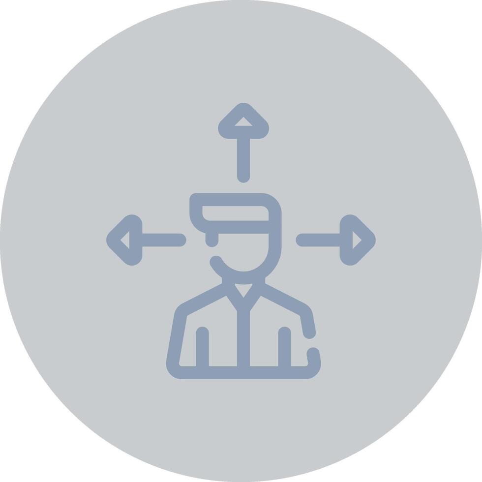 Outsource Management Creative Icon Design vector