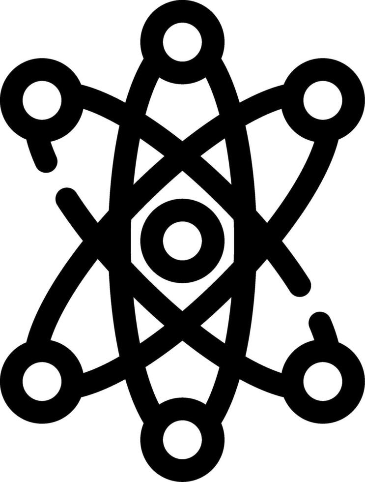 Atom Creative Icon Design vector