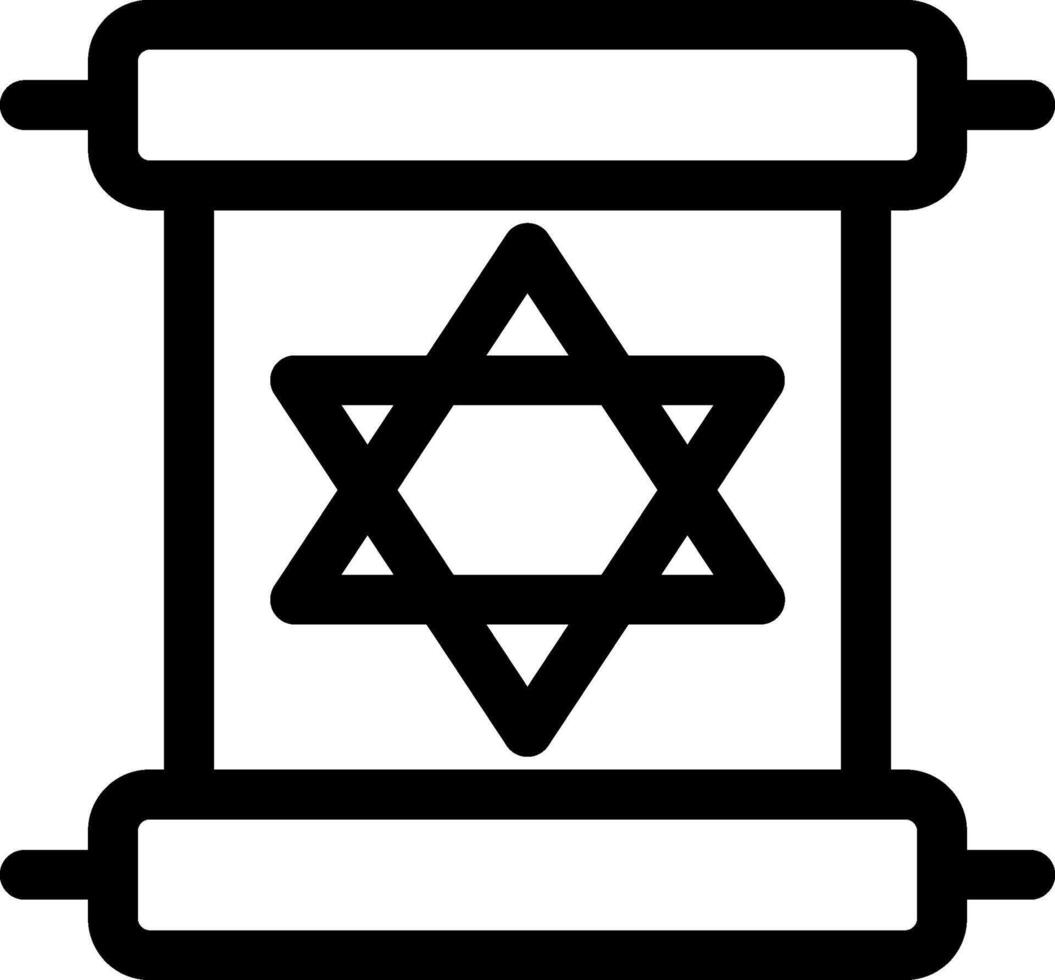 Scroll torah Creative Icon Design vector