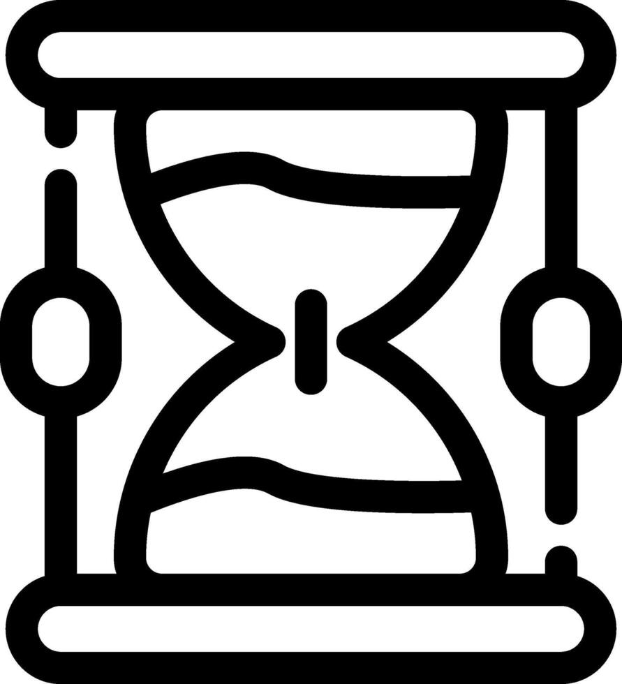 diseño de icono creativo de reloj de arena vector