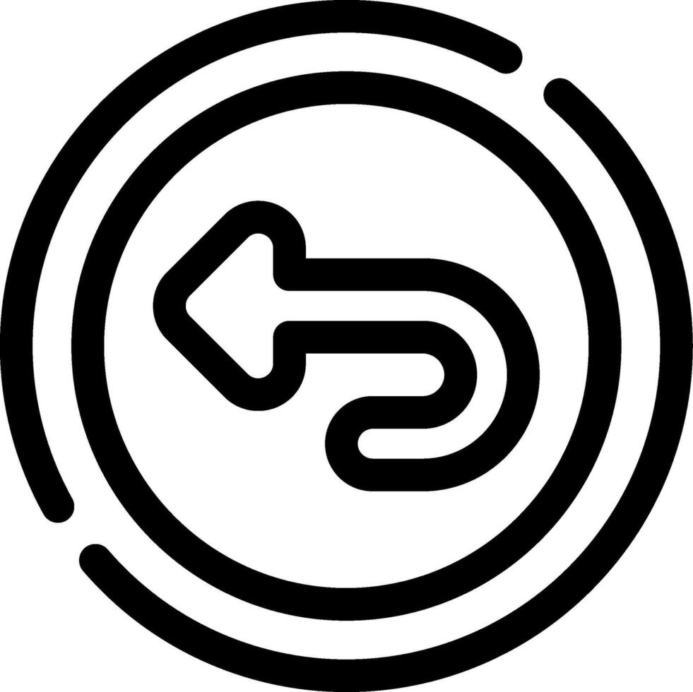 Undo Creative Icon Design vector