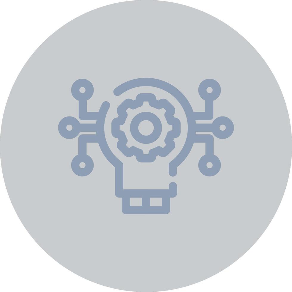 Technology Disruption Creative Icon Design vector