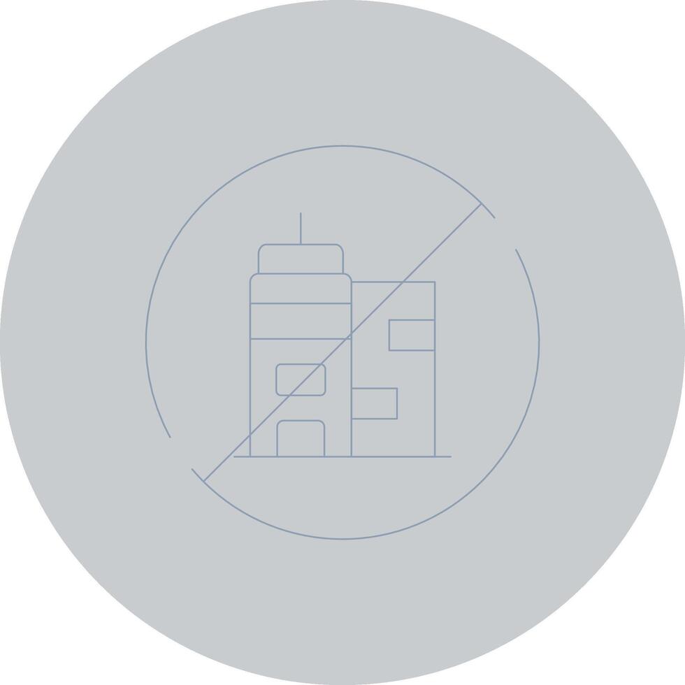 No Commute Creative Icon Design vector