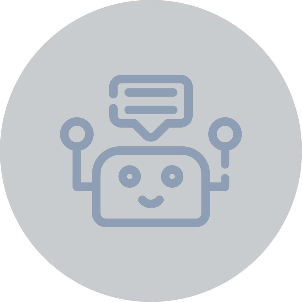 Chatbot Creative Icon Design vector