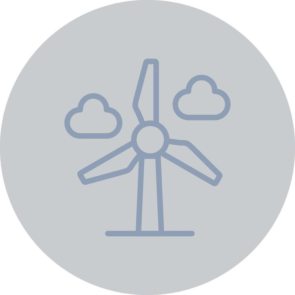 Wind Power Creative Icon Design vector