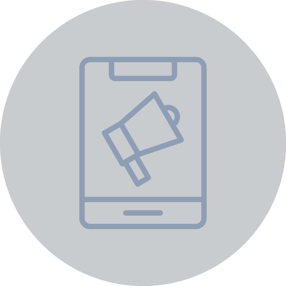 Online Ad Creative Icon Design vector