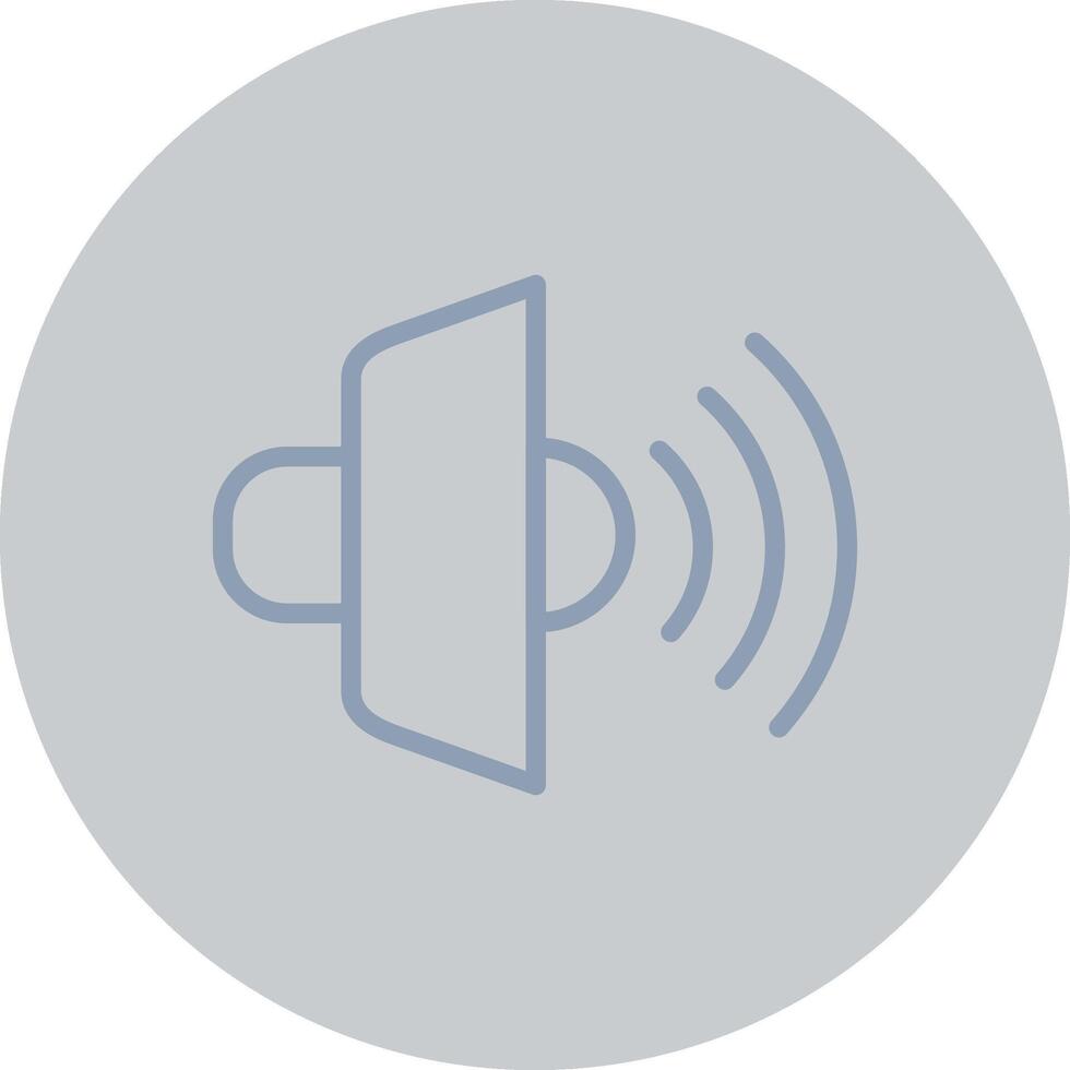 Loud Speaker Creative Icon Design vector