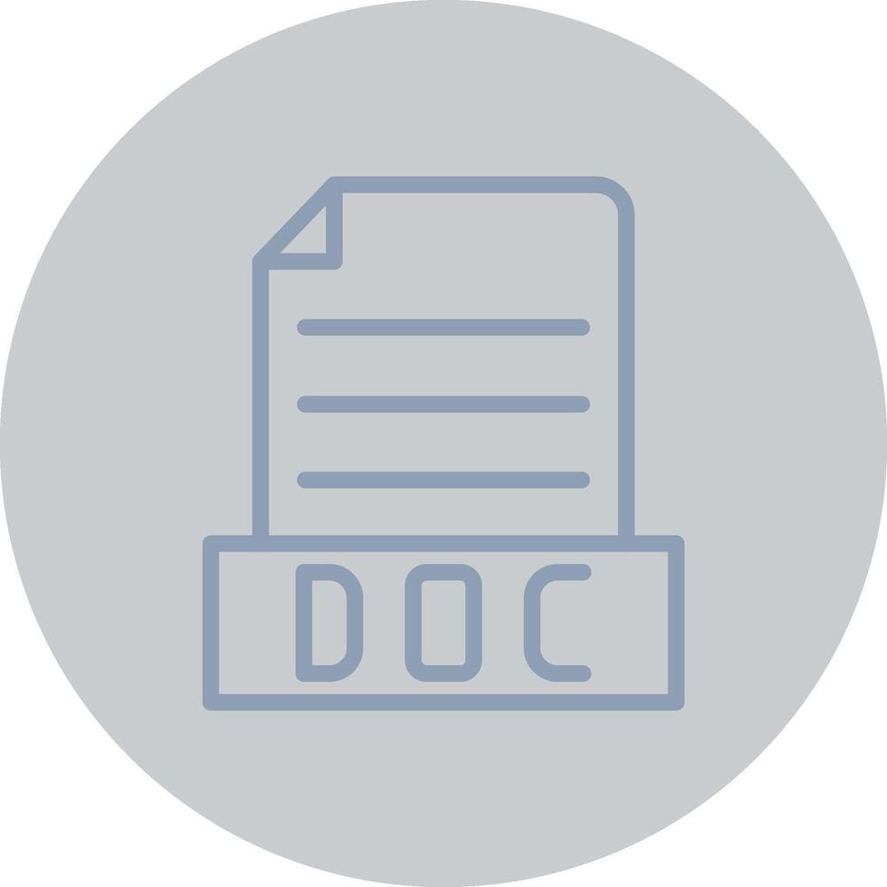 Doc Creative Icon Design vector