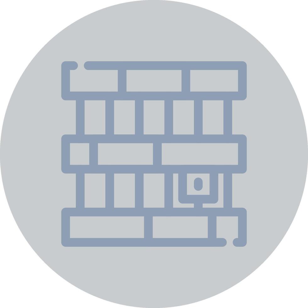 Jail Creative Icon Design vector