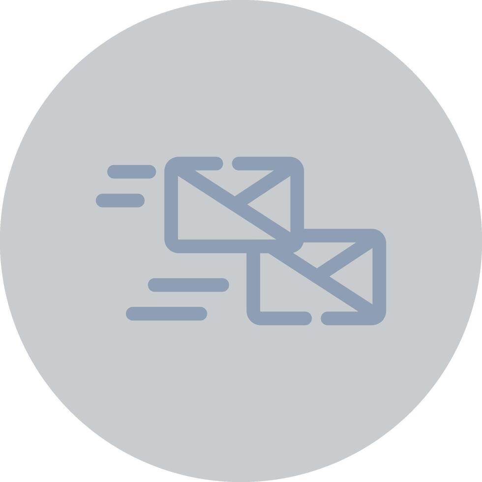 Mass Mailing Creative Icon Design vector