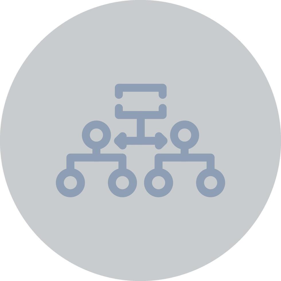 Labeled Hierarchy Creative Icon Design vector
