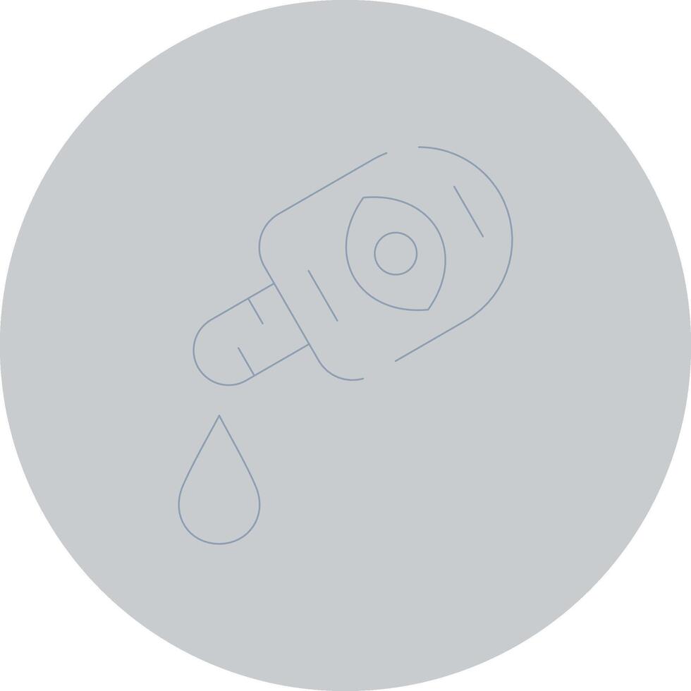 Medical Eye Drops Creative Icon Design vector