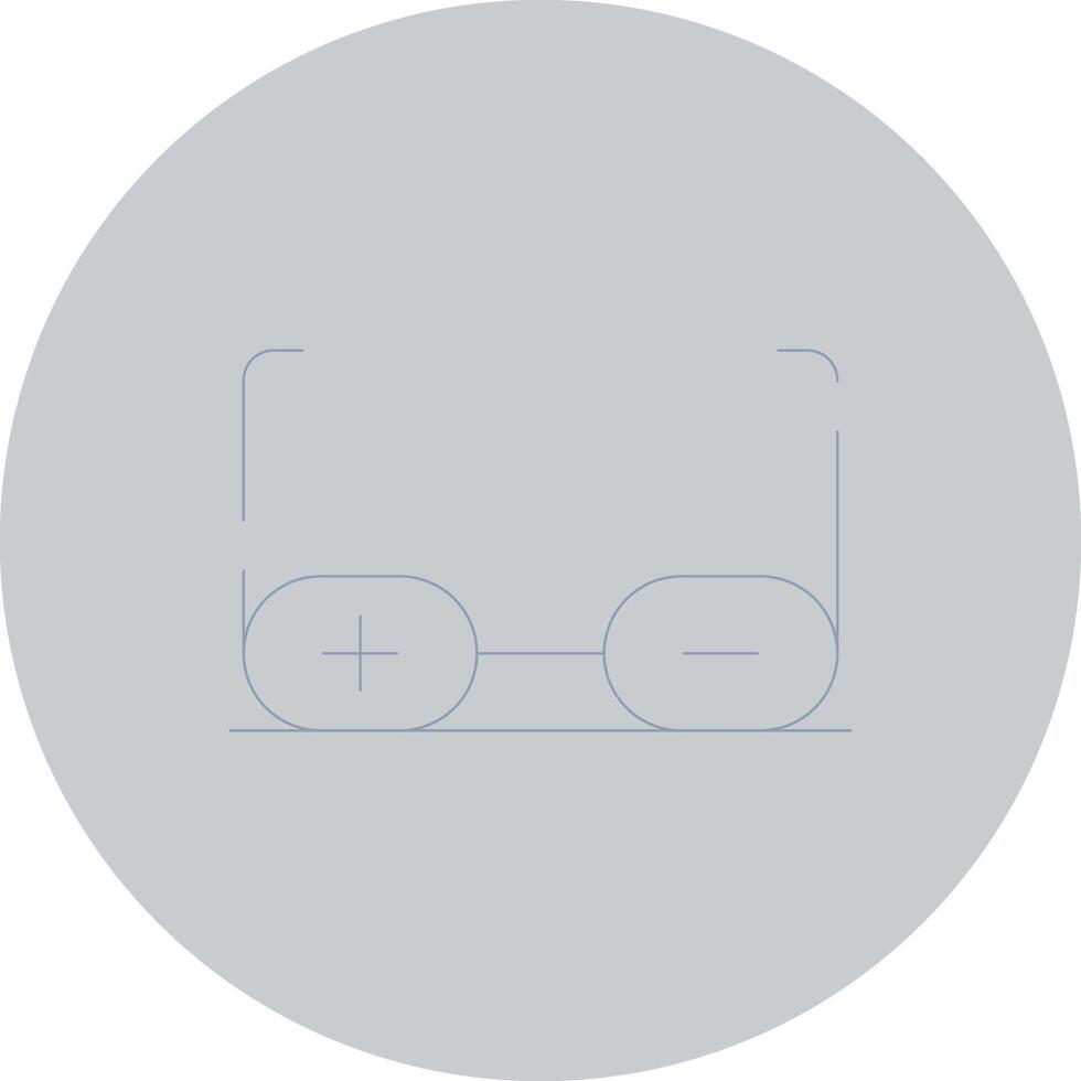 Medical Glasses Creative Icon Design vector