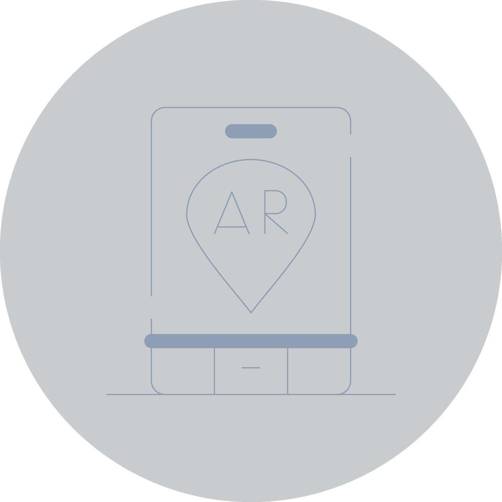 Ar Navigation Creative Icon Design vector