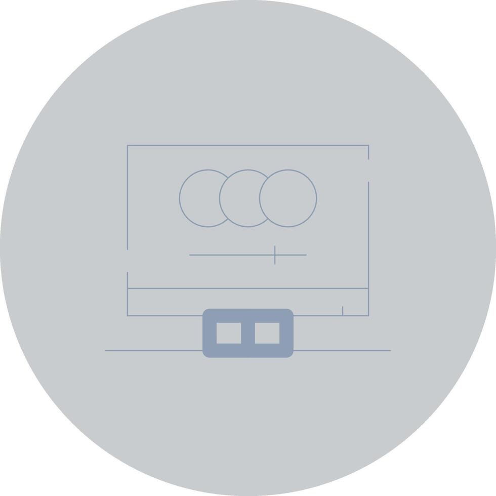 Digital Animation Creative Icon Design vector
