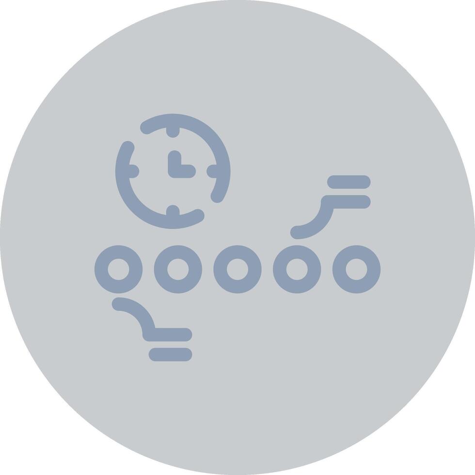 Circle Accent Timeline Creative Icon Design vector