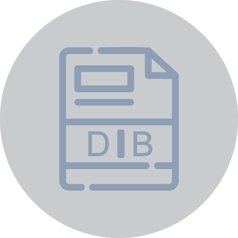 DIB Creative Icon Design vector