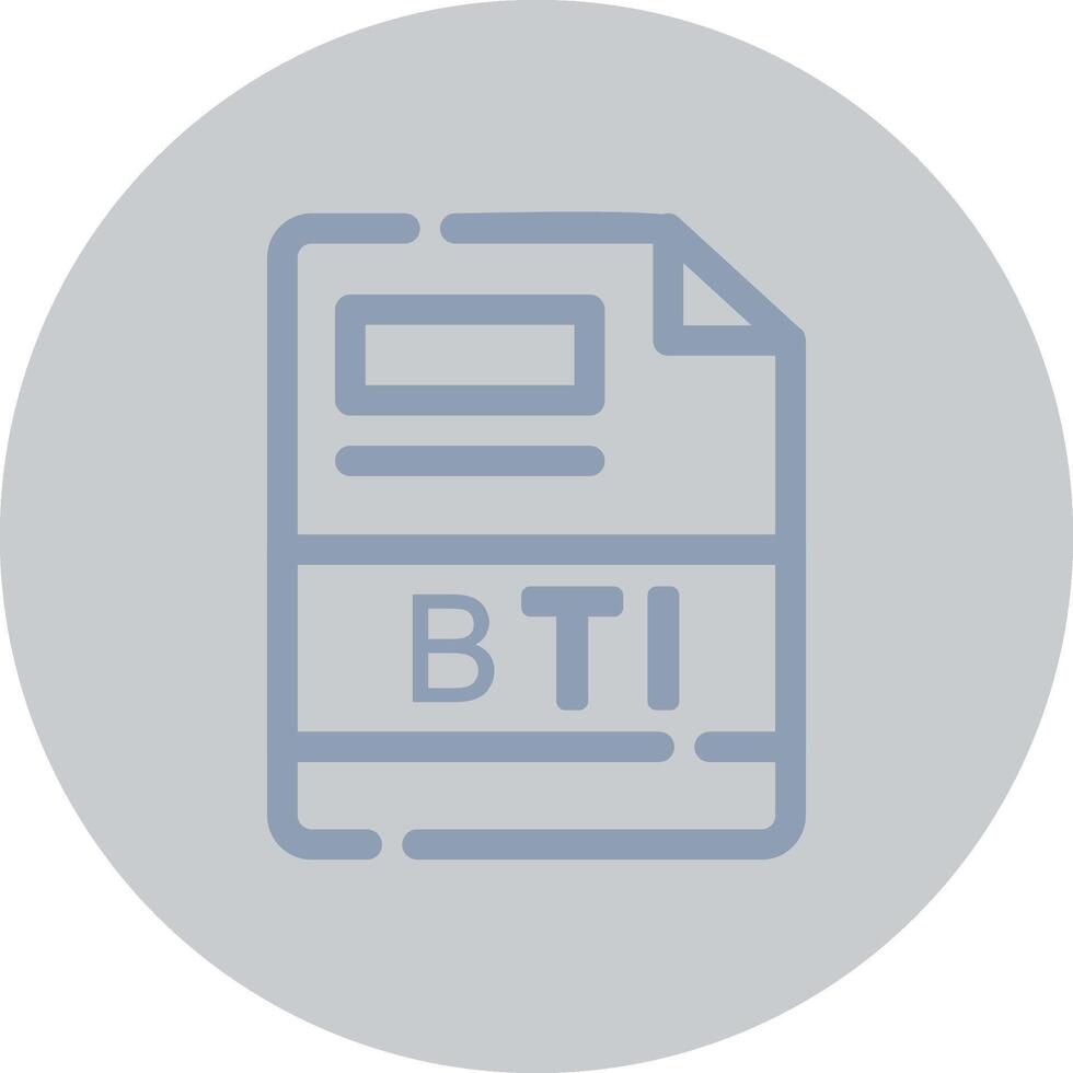 BTI Creative Icon Design vector