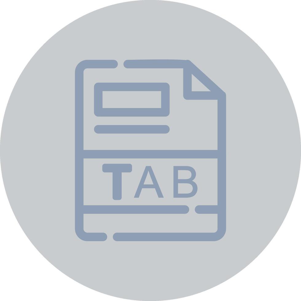 TAB Creative Icon Design vector