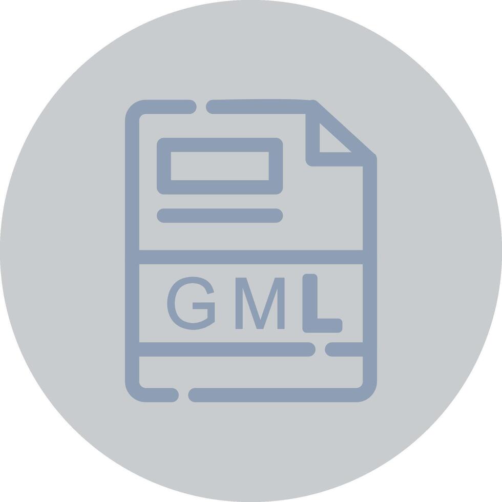 GML Creative Icon Design vector