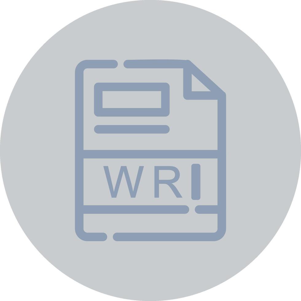 WRI Creative Icon Design vector