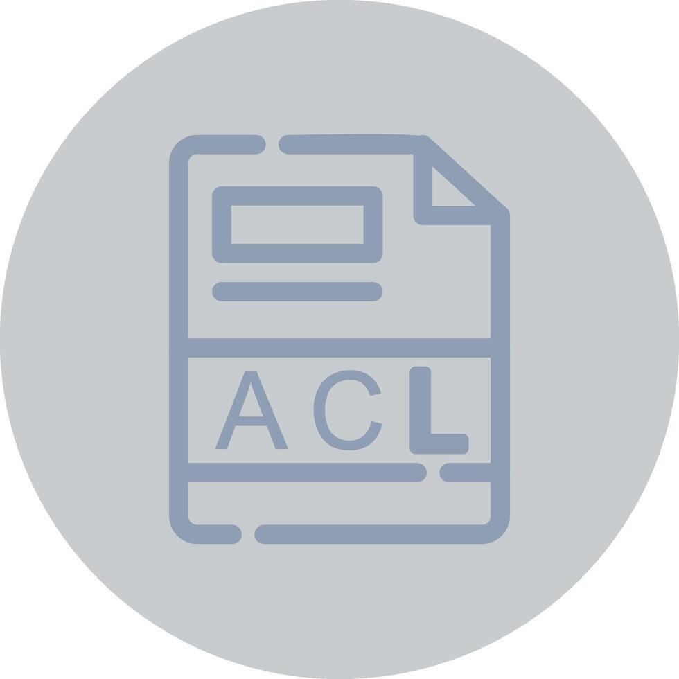 ACL Creative Icon Design vector