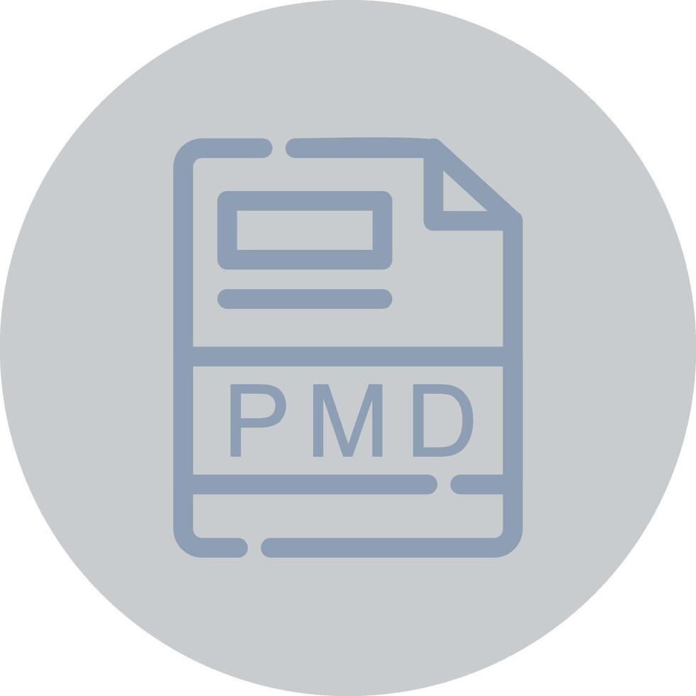 PMD Creative Icon Design vector