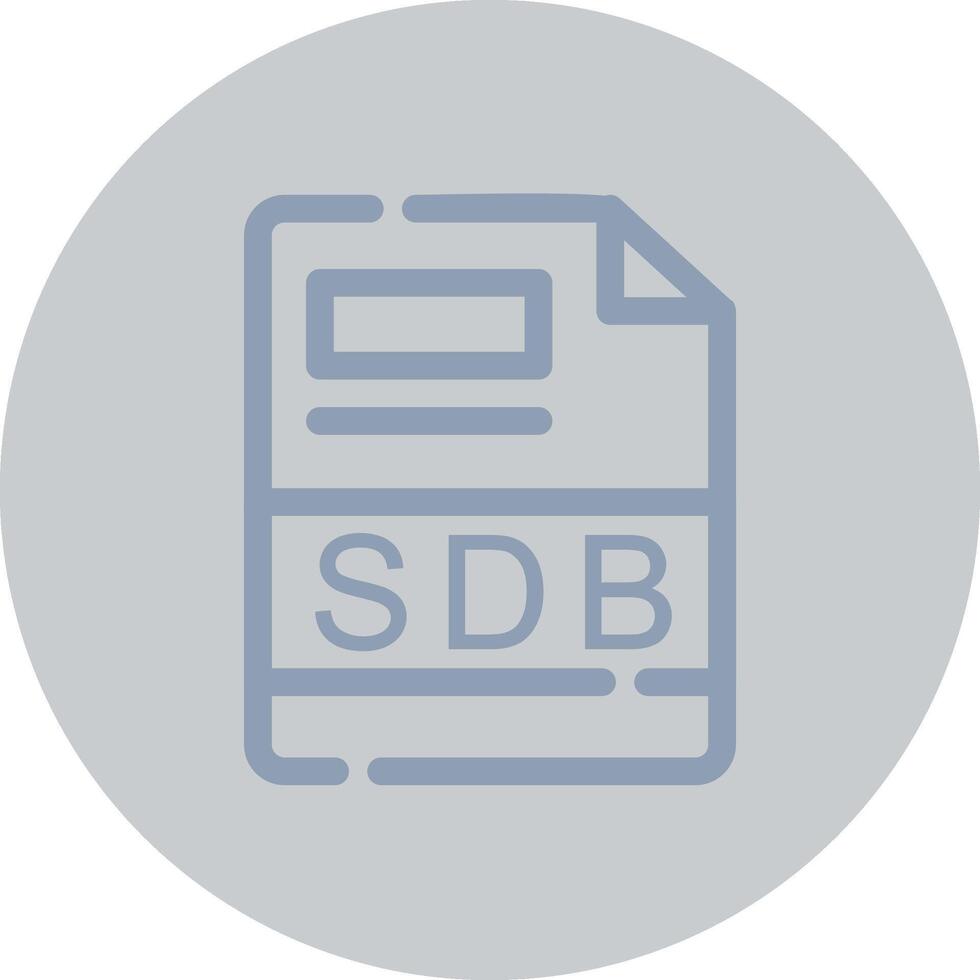 SDB Creative Icon Design vector