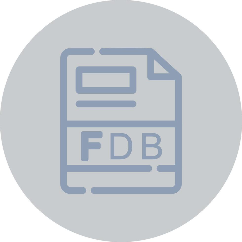 FDB Creative Icon Design vector