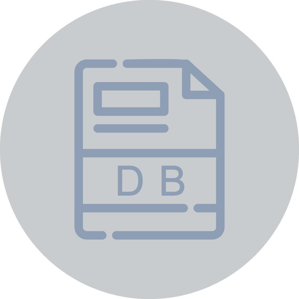 DB Creative Icon Design vector