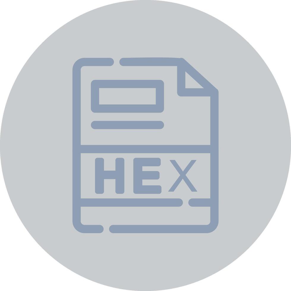 HEX Creative Icon Design vector