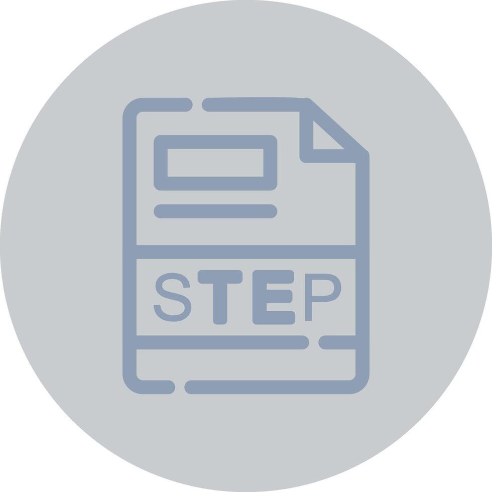 STEP Creative Icon Design vector