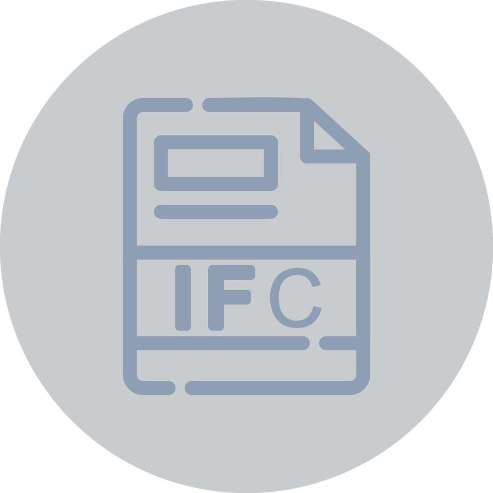 IFC Creative Icon Design vector