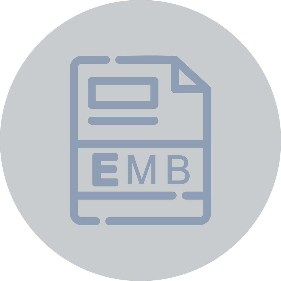 EMB Creative Icon Design vector