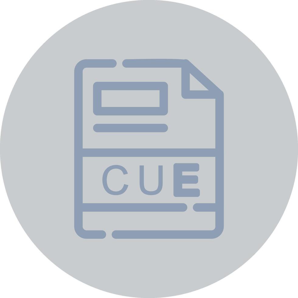 CUE Creative Icon Design vector