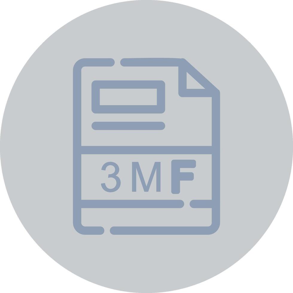 3mf creativo icono diseño vector