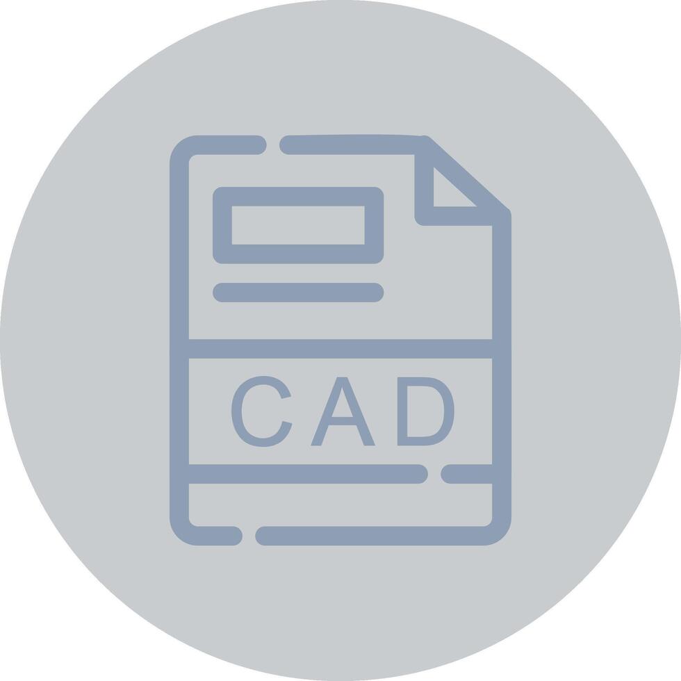 CAD Creative Icon Design vector