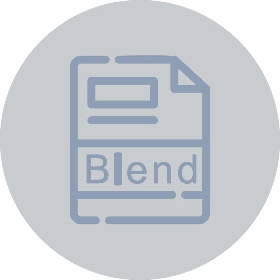 Blend Creative Icon Design vector