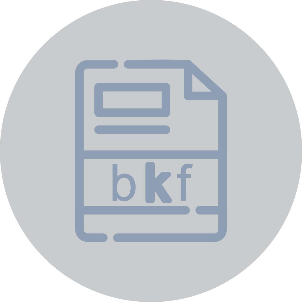 bkf Creative Icon Design vector