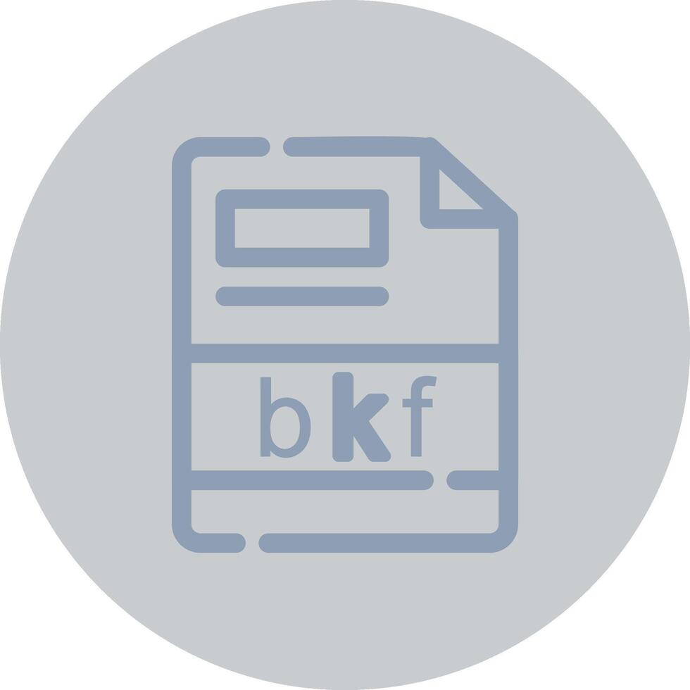 bkf Creative Icon Design vector