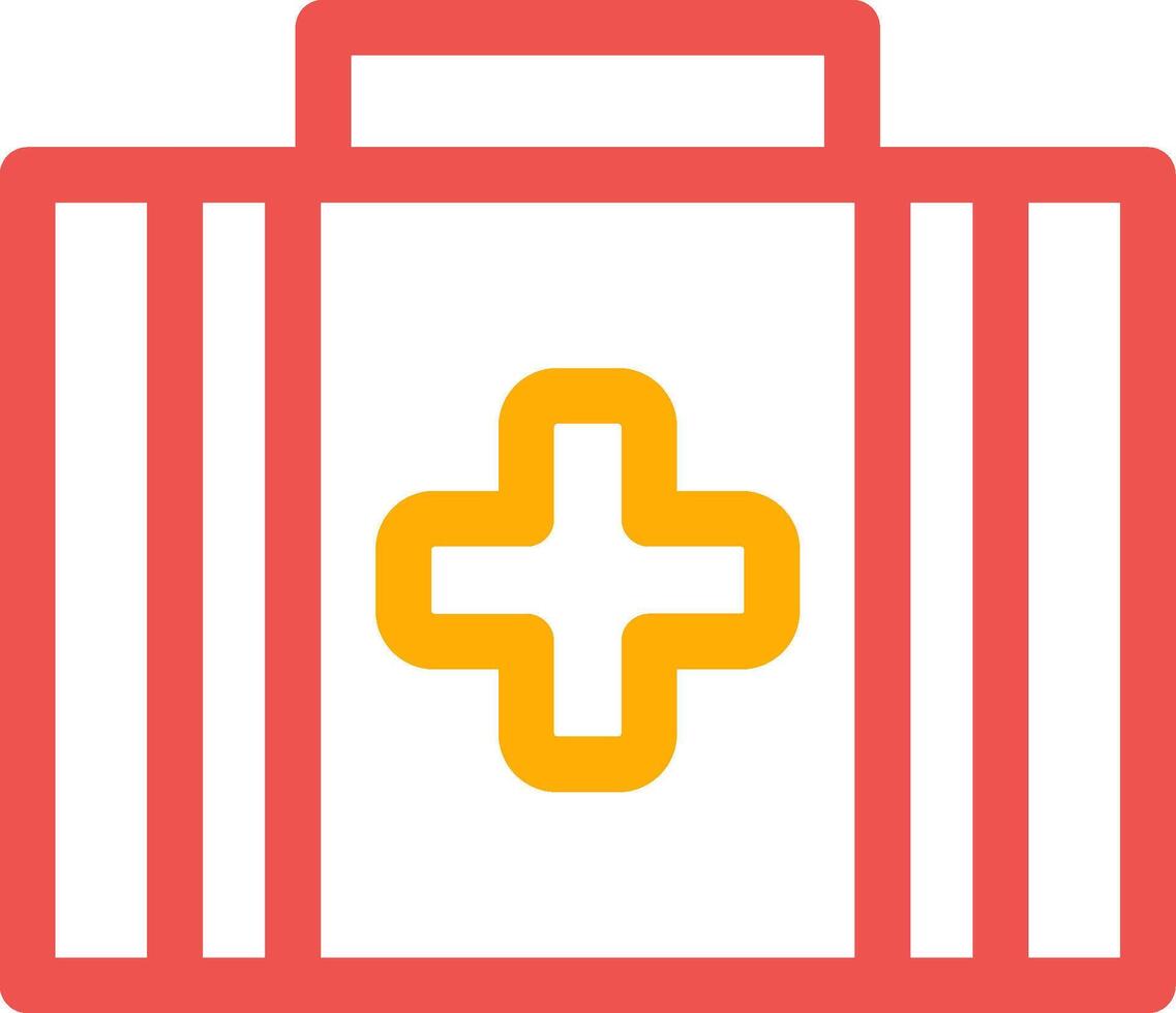 First Aid Kit Creative Icon Design vector