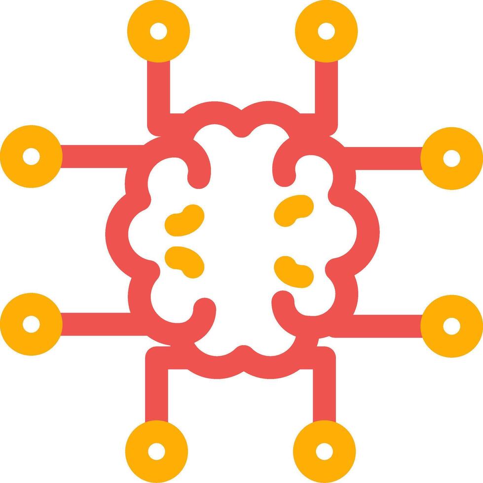Neuroimaging Creative Icon Design vector